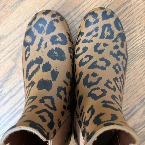 Hunter Original Refined Chelsea Hybrid Leopard Limited Edition Mini Boots size 7 - Picture 9 of 12
